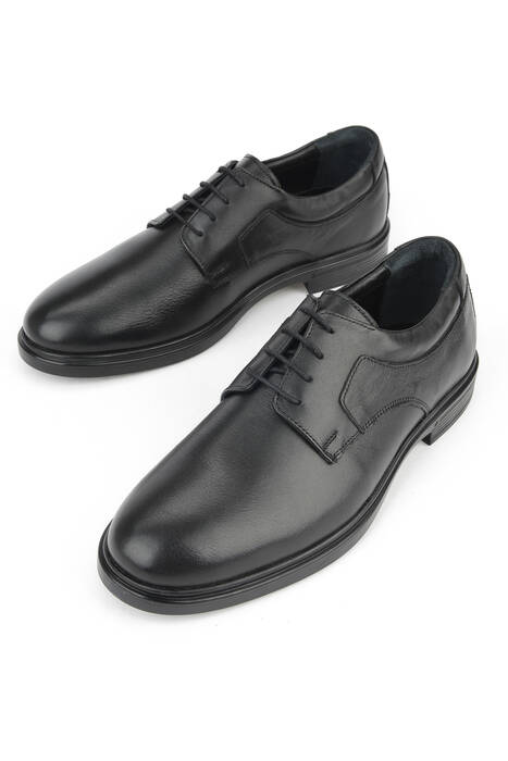Hakiki Deri Erkek Günlük Ayakkabı Siyah
