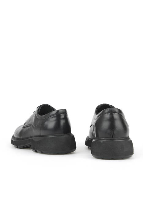 Hakiki Deri Erkek Günlük Ayakkabı Siyah