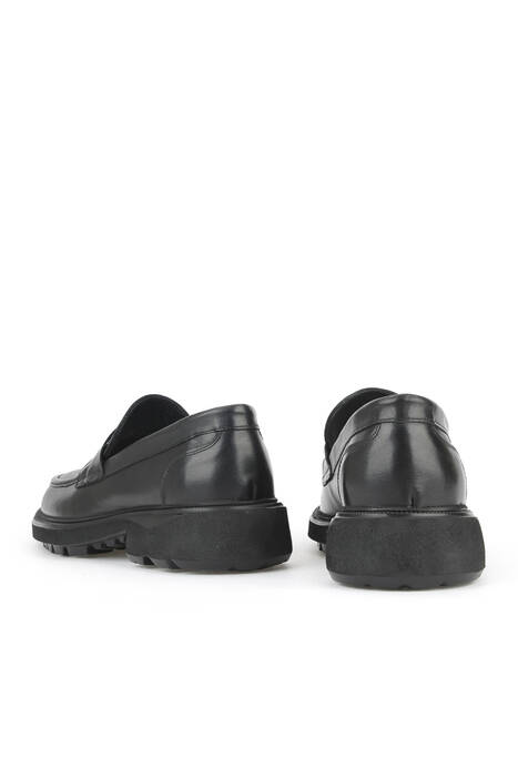 Hakiki Deri Erkek Günlük Ayakkabı Siyah