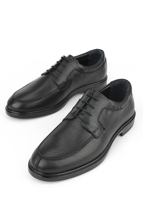 Hakiki Deri Erkek Günlük Ayakkabı Siyah