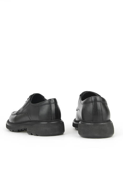 Hakiki Deri Erkek Günlük Ayakkabı Siyah