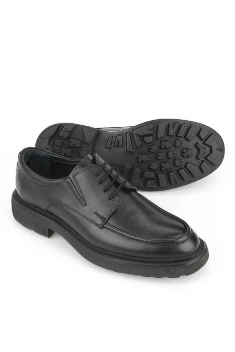 Hakiki Deri Erkek Günlük Ayakkabı Siyah