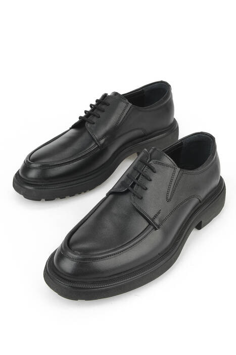 Hakiki Deri Erkek Günlük Ayakkabı Siyah