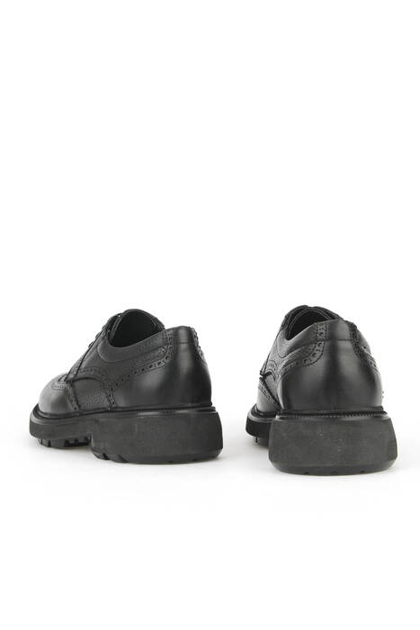 Hakiki Deri Erkek Günlük Ayakkabı Siyah