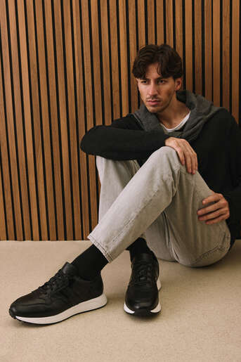 Ziya - Black Genuine Leather Men's Casual Shoes (1)