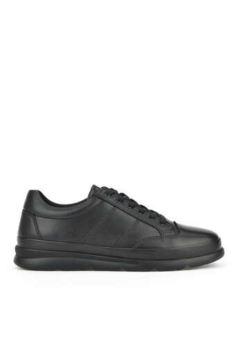 Ziya - Black Genuine Leather Men's Casual Shoes