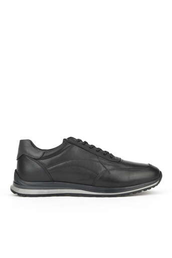 Ziya - Black Genuine Leather Men's Casual Shoes