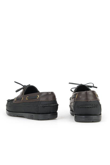 Hakiki Deri Erkek Günlük Ayakkabı Siyah