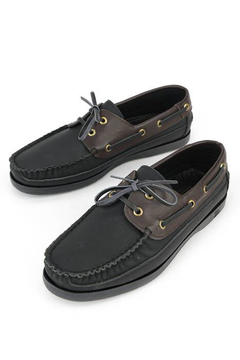 Hakiki Deri Erkek Günlük Ayakkabı Siyah