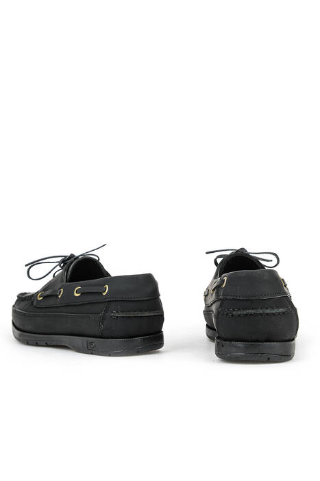 Hakiki Deri Erkek Günlük Ayakkabı Siyah