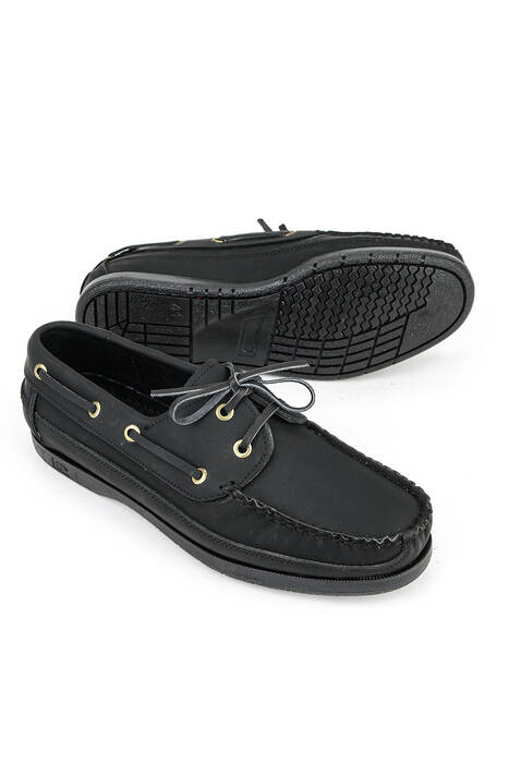 Hakiki Deri Erkek Günlük Ayakkabı Siyah