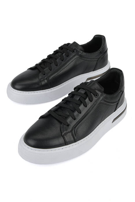 Hakiki Deri Erkek Günlük Ayakkabı Siyah