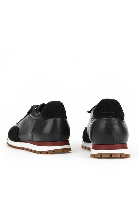 Hakiki Deri Erkek Günlük Ayakkabı Siyah