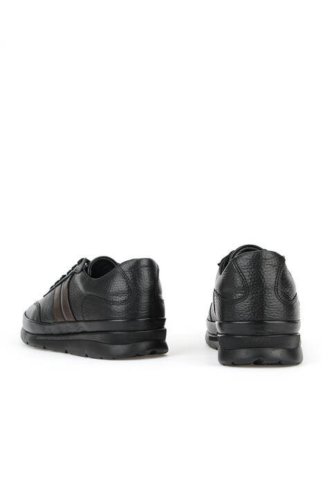 Hakiki Deri Erkek Günlük Ayakkabı Siyah