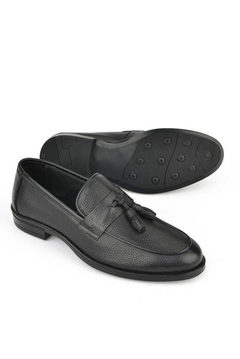 Hakiki Deri Erkek Klasik Ayakkabı Siyah