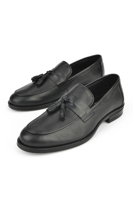 Hakiki Deri Erkek Klasik Ayakkabı Siyah