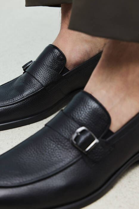 Hakiki Deri Erkek Klasik Ayakkabı Siyah