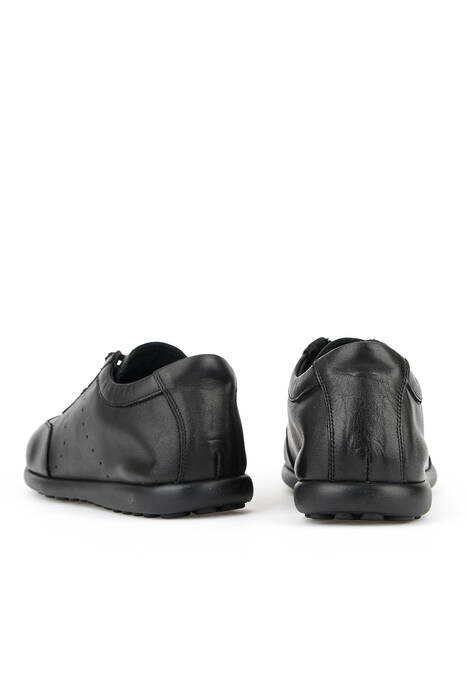 Hakiki Deri Erkek Günlük Ayakkabı Siyah