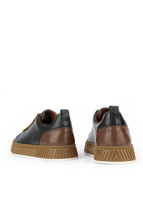 Hakiki Deri Erkek Günlük Ayakkabı Siyah