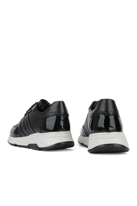 Hakiki Deri Erkek Günlük Ayakkabı Siyah