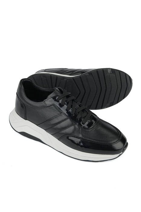 Hakiki Deri Erkek Günlük Ayakkabı Siyah