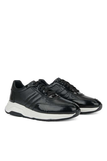 Ziya - Black Genuine Leather Men's Casual Shoes (1)