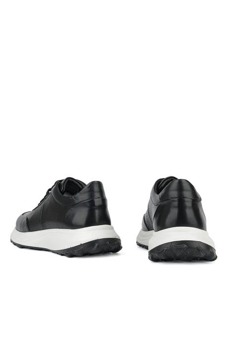 Hakiki Deri Erkek Günlük Ayakkabı Siyah