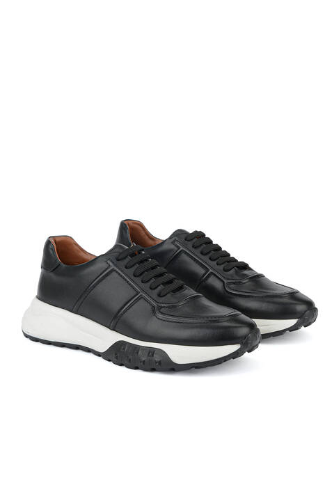 Hakiki Deri Erkek Günlük Ayakkabı Siyah