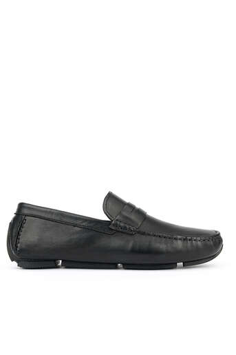 Ziya - Hakiki Deri Erkek Günlük Ayakkabı Siyah