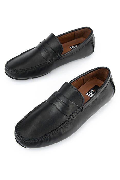 Hakiki Deri Erkek Günlük Ayakkabı Siyah