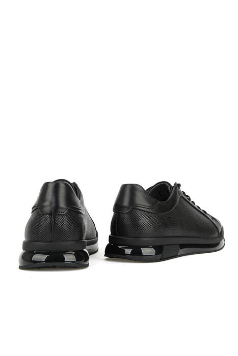 Hakiki Deri Erkek Günlük Ayakkabı Siyah