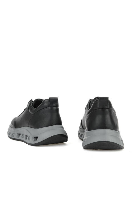 Hakiki Deri Erkek Günlük Ayakkabı Siyah