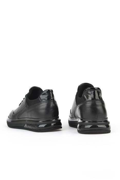 Hakiki Deri Erkek Günlük Ayakkabı Siyah