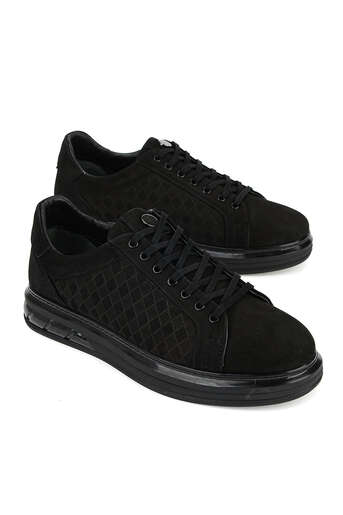 Ziya - Hakiki Deri Erkek Günlük Ayakkabı Siyah (1)