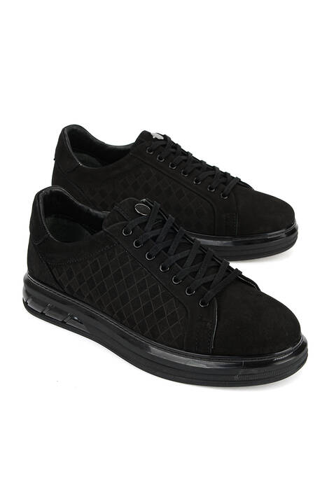 Hakiki Deri Erkek Günlük Ayakkabı Siyah