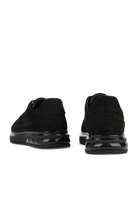 Hakiki Deri Erkek Günlük Ayakkabı Siyah