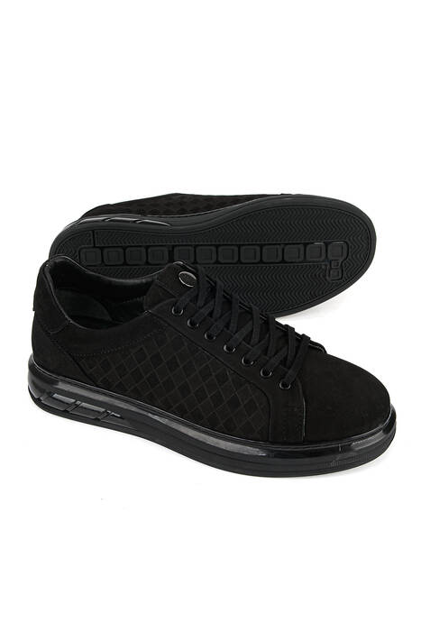 Hakiki Deri Erkek Günlük Ayakkabı Siyah
