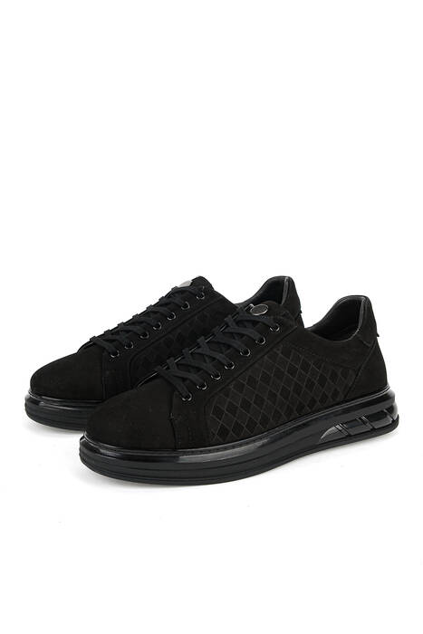 Hakiki Deri Erkek Günlük Ayakkabı Siyah