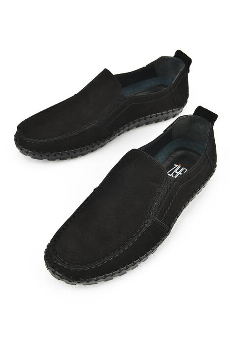 Hakiki Deri Erkek Günlük Ayakkabı Siyah