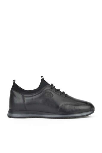 Ziya - Black Genuine Leather Men's Casual Shoes