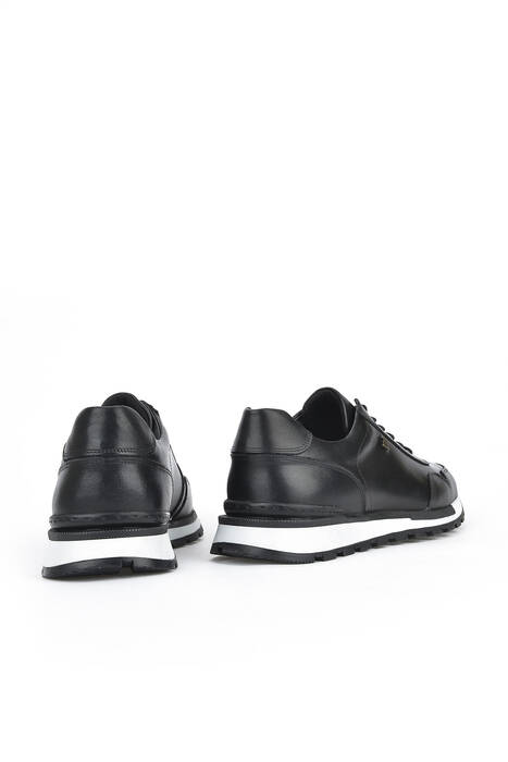 Hakiki Deri Erkek Günlük Ayakkabı Siyah