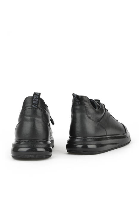 Hakiki Deri Erkek Günlük Ayakkabı Siyah