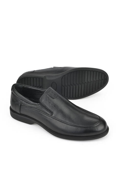 Hakiki Deri Erkek Günlük Ayakkabı Siyah