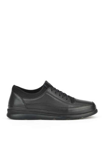 Ziya - Black Genuine Leather Men's Casual Shoes