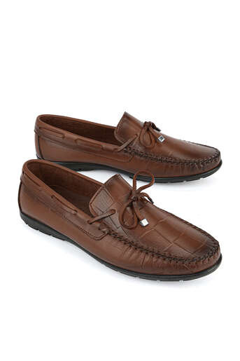 Ziya - Hakiki Deri Erkek Günlük Ayakkabı Taba (1)