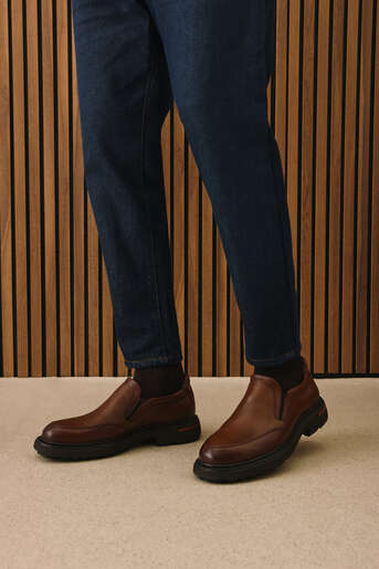 Ziya - Hakiki Deri Erkek Günlük Ayakkabı Taba Ziya - Hakiki Deri Erkek Günlük Ayakkabı Taba