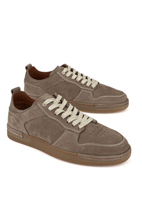 Hakiki Deri Erkek Günlük Ayakkabı Vizon