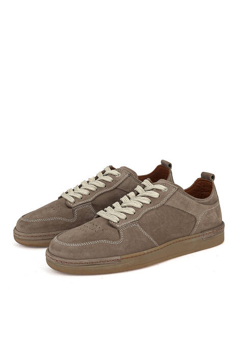 Hakiki Deri Erkek Günlük Ayakkabı Vizon