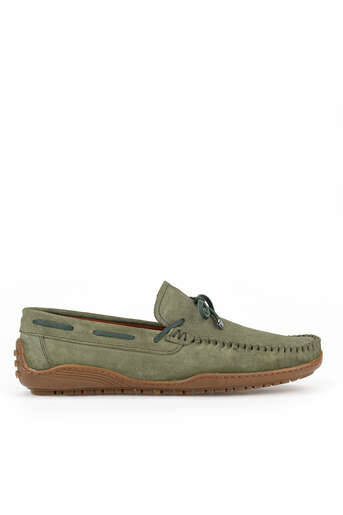 Ziya - Hakiki Deri Erkek Günlük Ayakkabı Yeşil