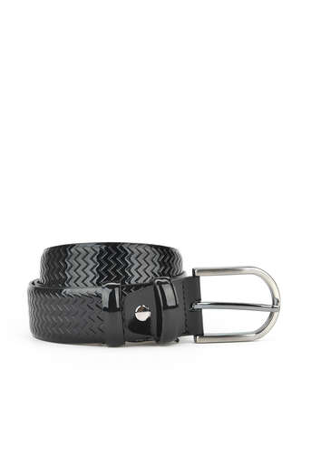 Ziya - Black Genuine Leather Men's Belts